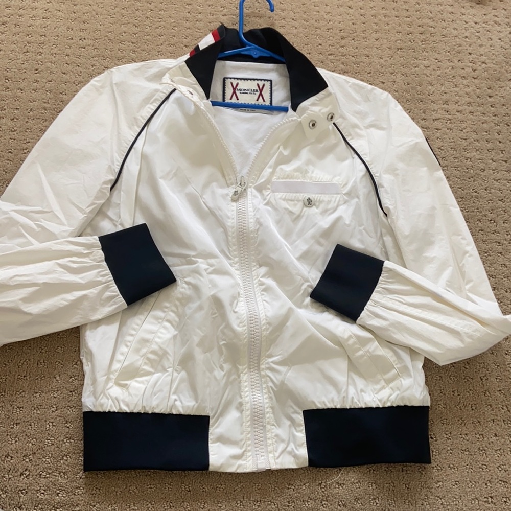 Moncler zip jacket Size 2 Authentic Worn Made in Italy